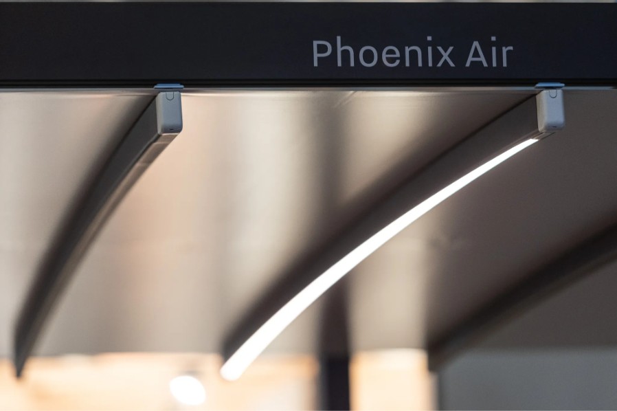 Streifen LED Beleuchtung Pergola