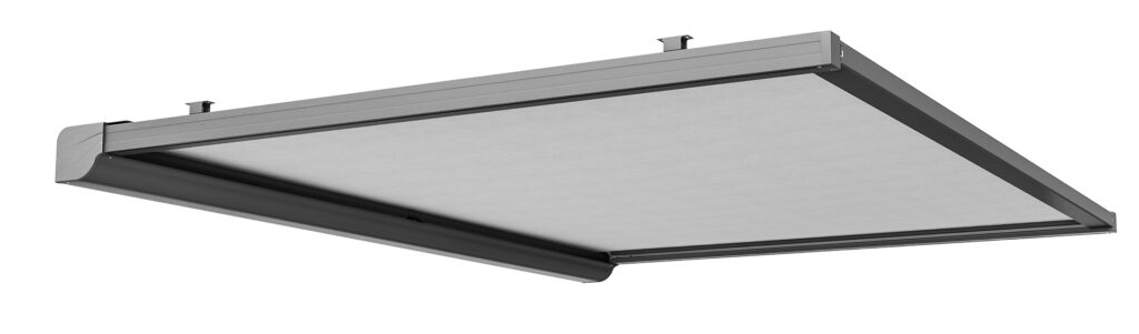 Unterdachmarkise für Terrassenüberdachung aus Aluminium